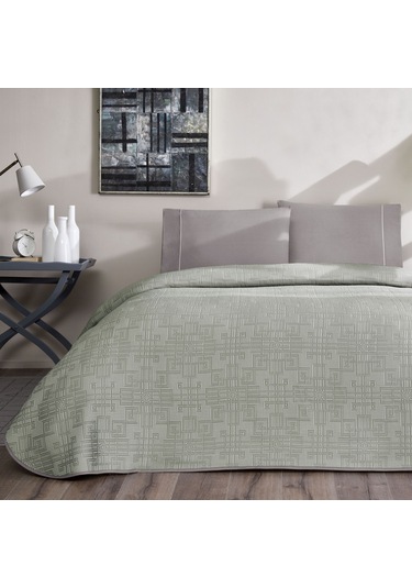 Taç Jakar Vıgnes Çift Kişilik Pike Takımı Antrasit 000000001000050042 Antrasit