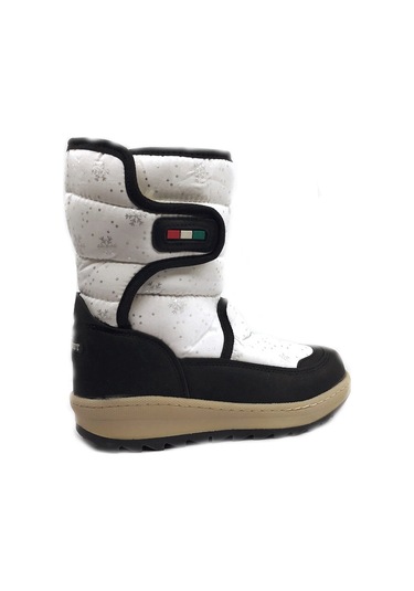 Ayakkabımood Le Petit Beyaz Kar Desenli Içi Kürklü Kız Çocuk Kar (509304863)
