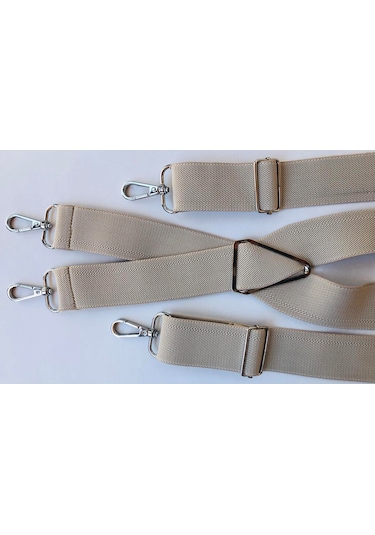 Kancalı Bej Renkli Pantolon Askısı 4 Kancalı