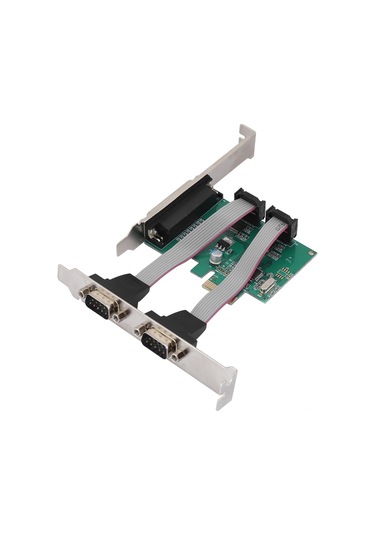 Yuntech01 Pcı-e X1 Genişletme Kartı - 2 Adet Rs-232 Db9 Seri Port Ve 1 Adet Db25 Paralel Lpt Port, Wch382 Çip, 2.5 Gbps Bant Genişliği, Çoklu İşletim Sistemi Desteği