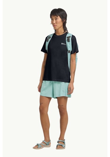 Jack Wolfskin Essentıal T W Lacivert Kadın Kısa Kol T-shirt Lacivert