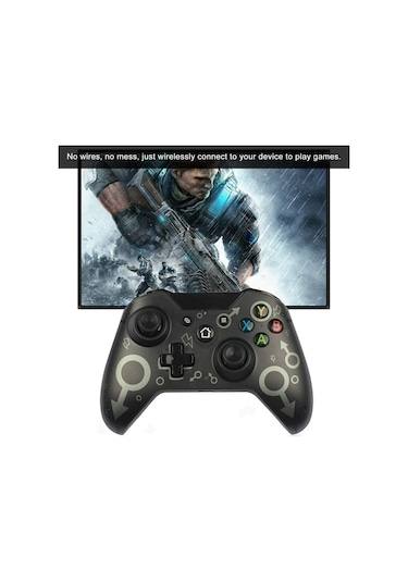 N-1 Kablosuz Titreşimli Oyun Kolu 2.4G X-One/Pc/Ps3/Xsx Uyumlu