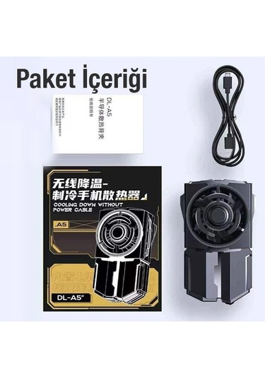 Memo Dl-a5 Cep Telefonu Soğutma Fanı Oyuncu Radyatör Soğutucu