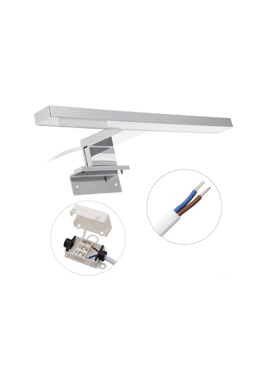 Lemestar Modern Led Aydınlatma: Banyo Ve Makyaj Aynası İçin Şık 30cm Beyaz Işık Beyaz