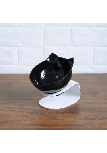 Mixpet Kedi & Küçük Irk Köpek Kulaklı Mama Kasesi 13 x 13.5 x 15 CM