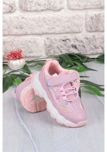 Fort Cool Bella Rahat Hafif Sneaker Kız Çocuk Ayakkabı Pudra