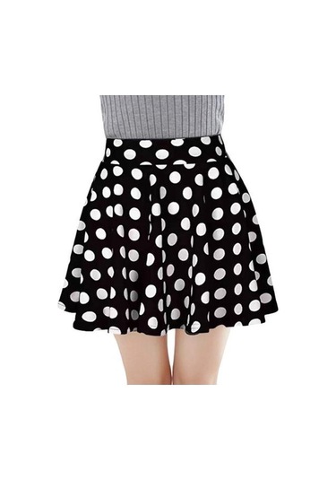 Fastbuy Kadın Mini A-çizgi Yüksek Bel Ekose Baskılı Kısa Etek, Günlük İş Giyimi, Çok Yönlü Kırmızı Kırmızı