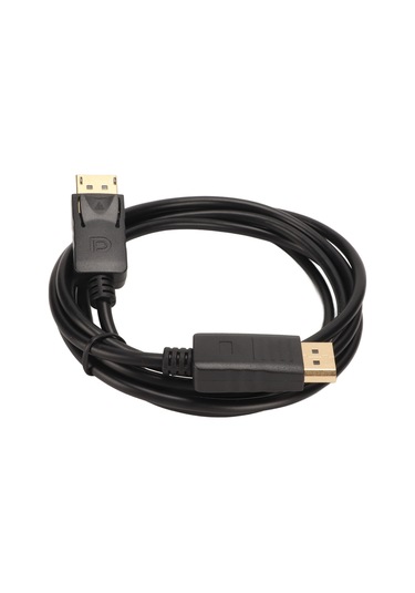 Springsun 1.8m Dp-dp Kablosu, 4k 30hz Ultra Hd, 24k Altın Kaplama, 5 Katlı Koruma, Esnek Dayanıklı Pu Kablo, Bilgisayar-monitör-projeksiyon Uyumlu