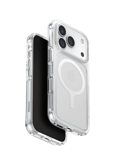 Apple Uyumlu iPhone 17 Pro Max Şeffaf Magsafe Koruyucu Kılıf