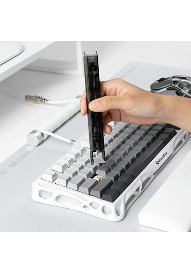 Gravastar 2 Si 1 Arada Keycaps & Switch Sökücü, Mekanik Klavyeler İçin Tuş Ve Switch Çıkarıcı, Siyah