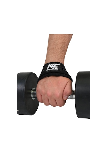 Musclecloth 8 Loop Lifting Straps Siyah