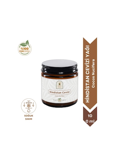 Hindistan Cevizi Yağı 100 Ml %100 Saf Diğer