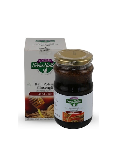 Ballı Polenli Ginsengli Macun 420 Gr, Lokman Sena Sultan, 1 Adet