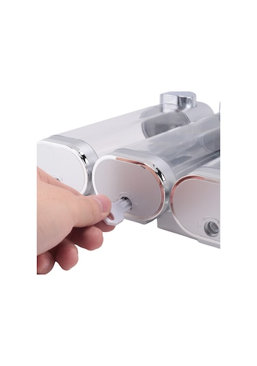 Xiaaokeji Oda Duvara Monte Banyo Duş Pompası Dağıtıcı Ve Düzenleyici - B Gümüş - Şeffaf