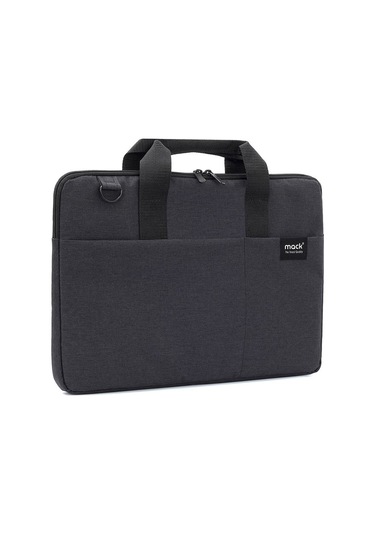 Mack Mcc-701 14.1" Cıty Fıt Eco Notebook Çantası Siyah Bej - Siyah