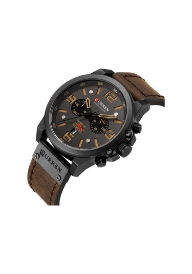 Curren/karien 8314 Erkek Saati Spor Altı Pimli Kuvars Saat Takvim Erkek Saati Su Geçirmez Kemer Saat Blackshellkhaki Diğer