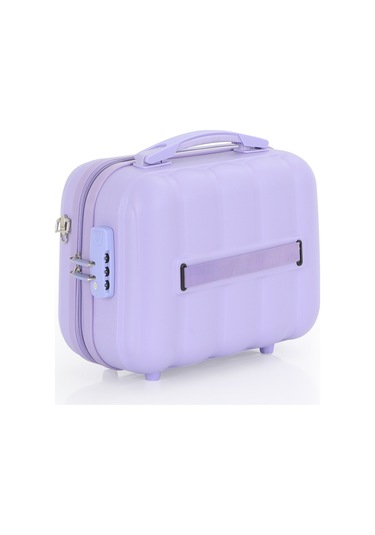 Mçs Polipropilen 3lü Valiz Seti Büyük & Kabin & Makyaj V305 S21yy1000082-set 00025 Lila