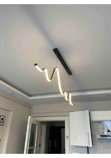 Sarkıt 3 Renk Işık Led Avize 110 cm - Worm
