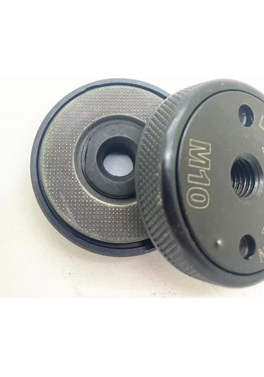 Reedark M10 Otomatik Kilitleme Basma Plakası, Taşlama-polisaj İçin Taşınabilir Hızlı Kilitli, Siyah 120g, Endüstriyel Uygulamalar İçin Dayanıklı