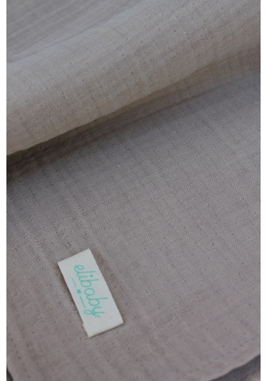 Organik Pamuk Ekstra Yumuşak 4 Katlı Müslin Battaniye 85x100 CM Bej