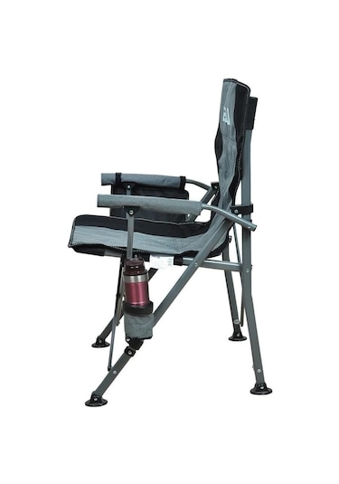 Oslo Lüks 4'lü Kamp Sandalye Seti Gri Gri