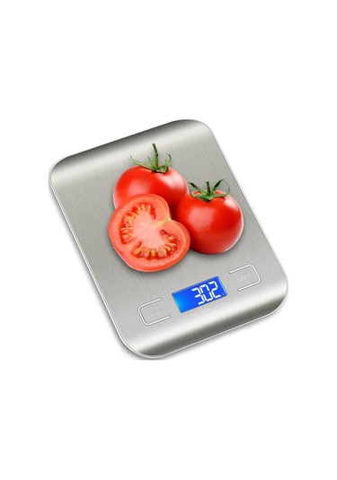 Gıda Mutfak Terazisi, Dijital Gıda Terazisi, Ağırlık Terazisi, Dijital Terazi Gümüş