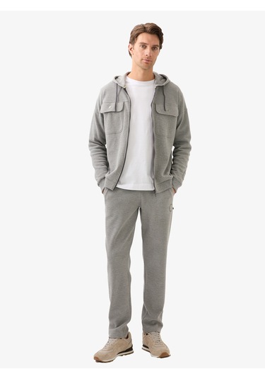 Blackspade Erkek Sweatshirt 40835 - Gri Melanj Gri Melanj