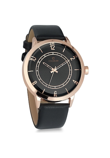 Forentina Siyah Kemer Cüzdan Kartvizit Saat Çakmak Kombin Set Ps