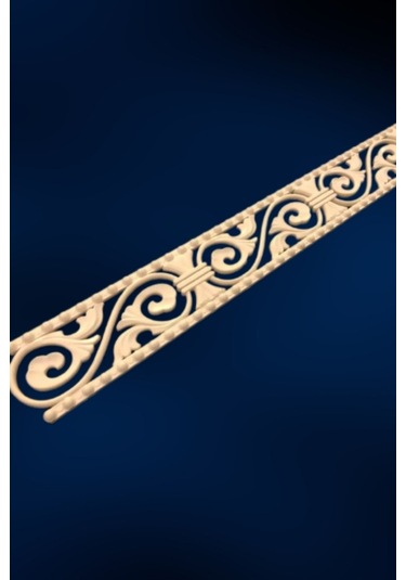 Boyanabilir Saray Tavan 10 cm Alın Bandı Bordür 10*100 cm GBK-B15