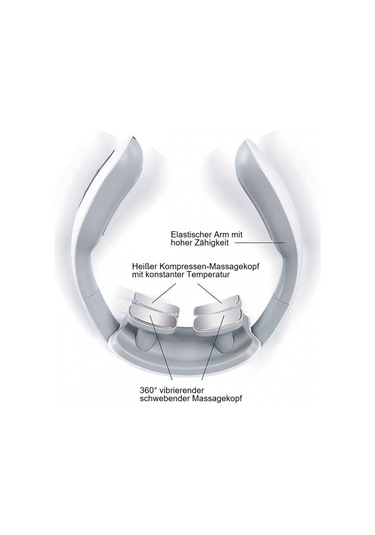 Boyun Masaj Cihazı Boyun Ve Omuzlar Boyun Omurgası Şarj Edilebilir Boyun Desteği Çok Renkli