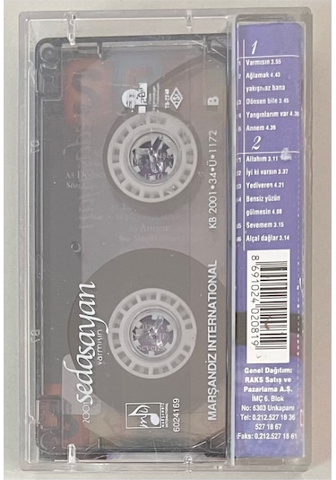 Seda Sayan Varmısın Kaset Orjinal Dönem Baskı