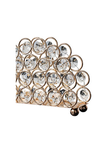 Suntek Peçete Dispenseri Benzersiz Ayaklı Mendil Tutucusu Altın