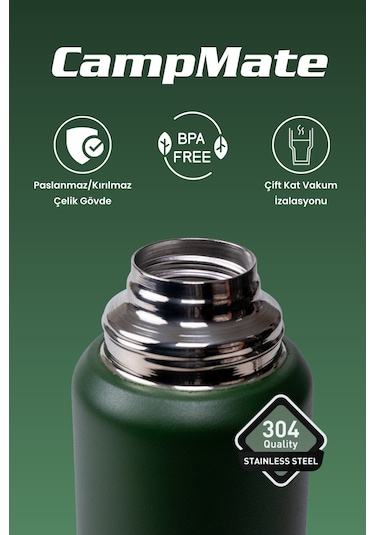 Cooker Campmate 1.5 L Paslanmaz Çelik Termos Ckr2085 Yeşil