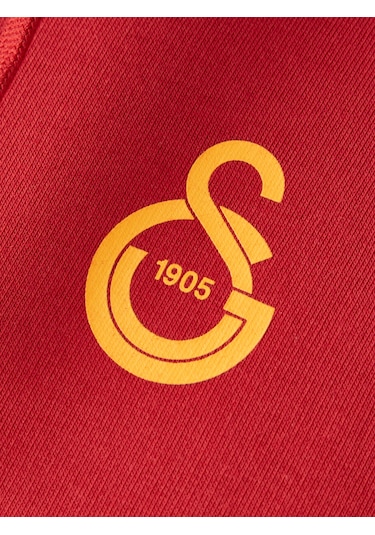 Gsstore Galatasaray Puma Fermuarlı Kapüşonlu Sweatshirt 78291001 Kırmızı