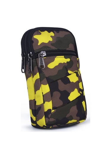 Bel Çantası Erkek Naylon Haberci Çantası Omuz Askısı Bel Çantası Kancası Bel Çantası Cep Telefonu Kılıfı Koruyucu Kılıf B A987