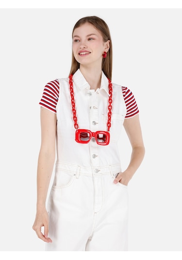 Colins Beyaz Kadın Pantolon Cl1069642 Q1.v1 Dn43471 Denim