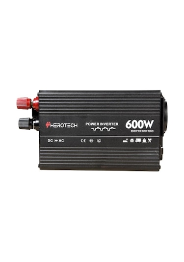 Herotech 600  W Watt 12V Modifiye Sinüs İnverter