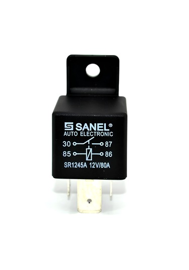 Sanel Sr1245 Güç Rölesi 12v 80a Güç Rölesi Yedek Parçalı Güçlendi