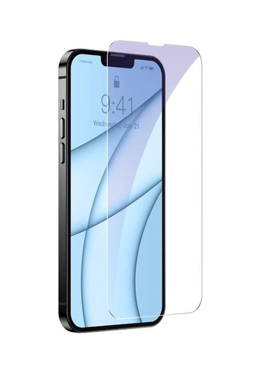 Baseus İphone 13 Mini 0.3mm Göz Korumalı Full Cam Ekran Koruyucu 2 Adet Set- 5775