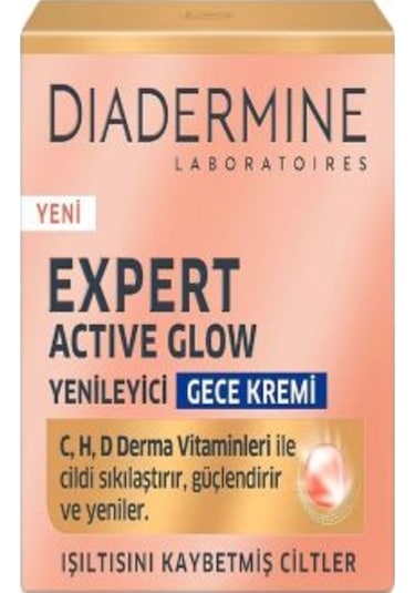 Diadermine Expert Active Glow Gece Kremi 50 ML