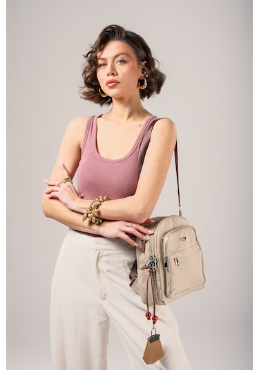 Ççs Kadın Sırt Çantası Ccs18024 Bej Bej