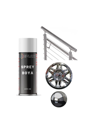 Replax Krom Nikelaj Sprey Boya 400 ML
