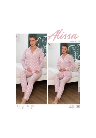 Alissa 6140 Bayan Uzun Kol Takım Pembe