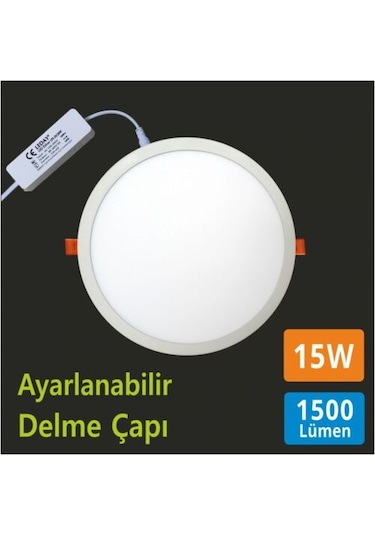 15w Ayarlı Led Panel Sıva Altı 1. Sınıf