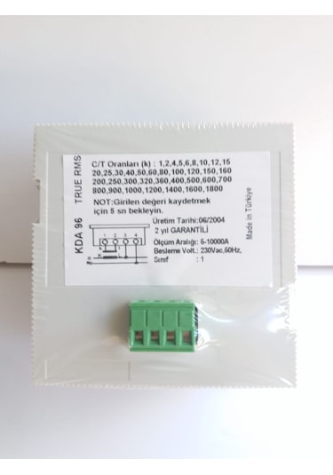 DİJİTAL ÜNİVERSAL AMPERMETRE 96X96