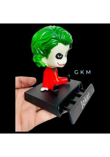 The Joker Villain S Edition Anime Sallanan Kafalı Figür Biblo Telefon Tutucu Dekoratif Masa Süsü Krm Joker