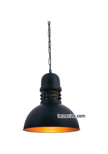 Tarzavize Trt14 Dekoratif Siyah Retro Sarkıt Avize