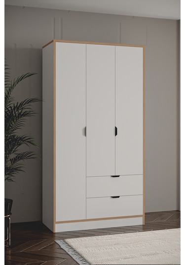 Arden 3 Kapaklı 2 Çekmeceli Dolap