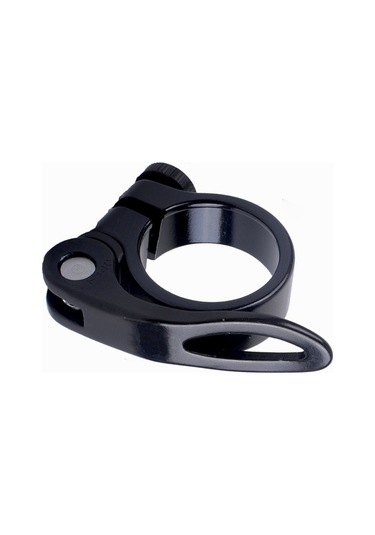 Dt Sele Kelepçesi - 28.6, Mandallı, Alüminyum, Siyah