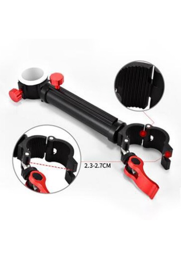 Homyl Balıkçılık Sandalye Şemsiye Braketi Seyahat Siyah Siyah Çok Renkli